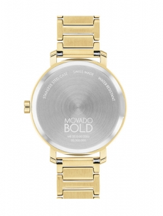 Movado Bold Evolution 2.0 Gold-Toned Dial Pale Gold Ionic-Plated Stainless Steel Women's Watch 3601106