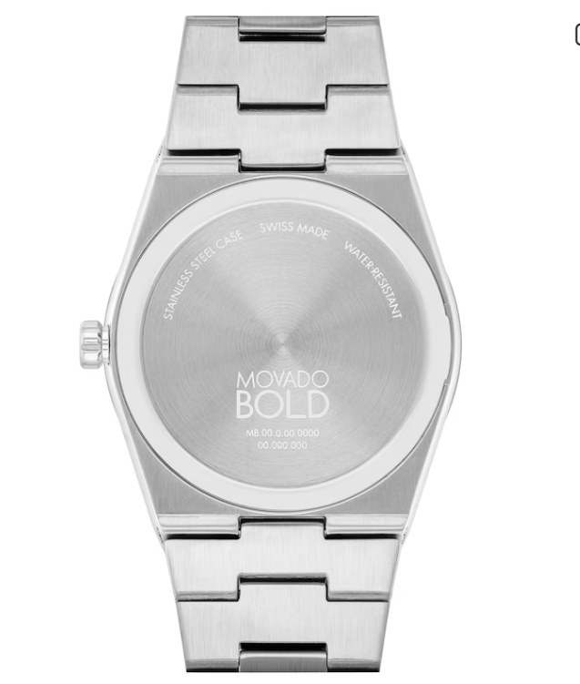 Movado BOLD Quest Seafoam blue Sunray dial 40mm Men's Watch 3601243