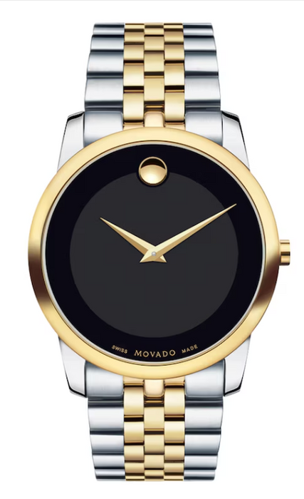 Movado Museum Classic Two-Tone 40mm Unisex Watch 0607200