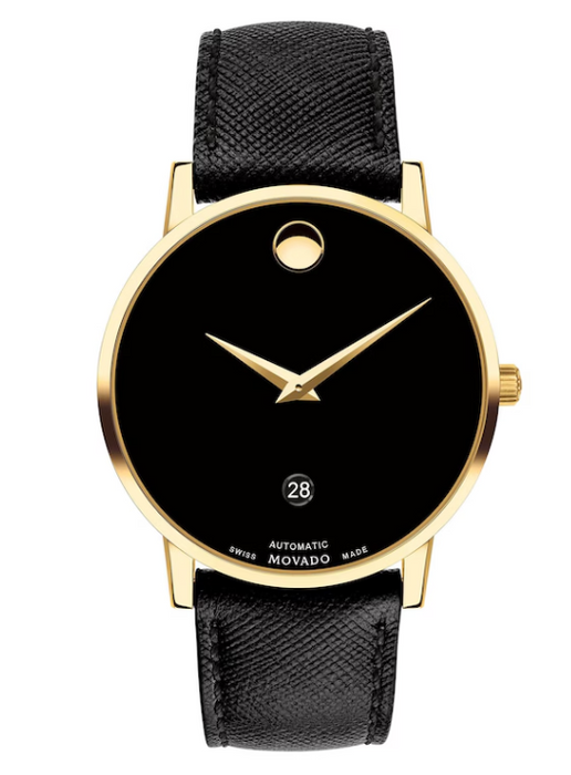 Movado Museum Classic Automatic 40mm Black dial Unisex Watch 0607566