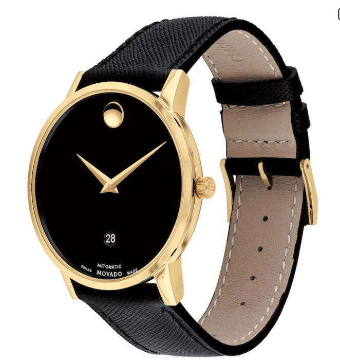 Movado Museum Classic Automatic 40mm Black dial Unisex Watch 0607566