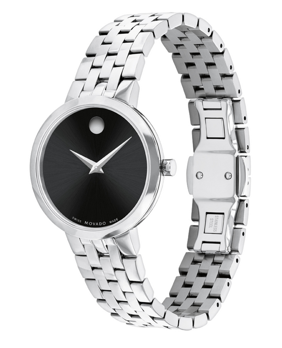 Movado Museum Classic Quartz Black Dial Women's Watch 0607813