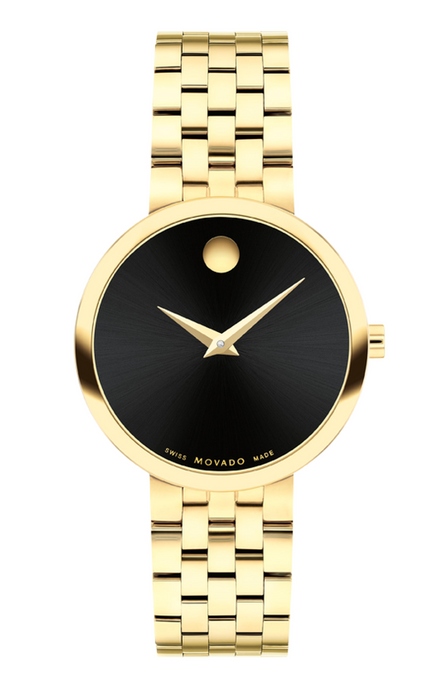 Movado Museum Classic Quartz Two-tone Black Dial Men's Watch 0607777