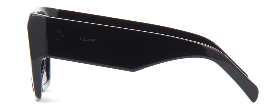 Celine 400921 01A Black/Grey Square Women's Sunglasses