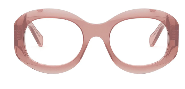 Celine 3 DOTS CL50149I 074 Pink Round Women's Eyeglasses