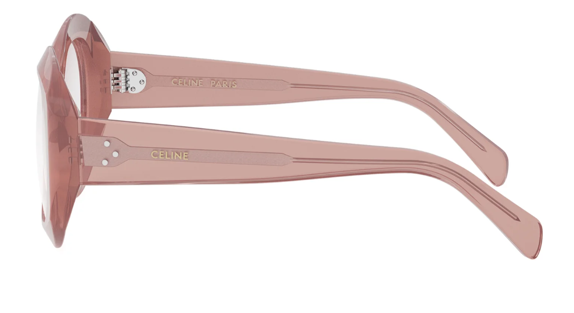 Celine 3 DOTS CL50149I 074 Pink Round Women's Eyeglasses