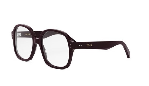 Celine THIN CL50151I 069 Shiny Bordeaux Geometric Women's Eyeglasses