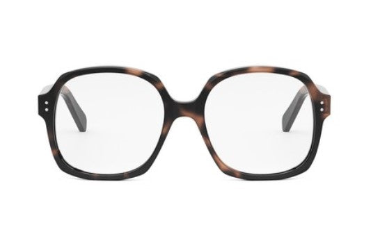 Celine THIN CL50151I 055 Shiny Havana Geometric Women's Eyeglasses