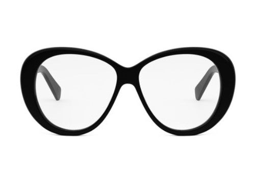 Celine 3 DOTS CL50150I 001 Shiny Black Butterfly Women's Eyeglasses