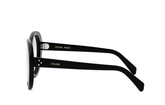 Celine 3 DOTS CL50150I 001 Shiny Black Butterfly Women's Eyeglasses