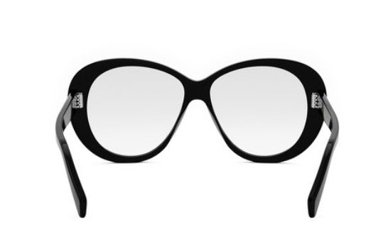 Celine 3 DOTS CL50150I 001 Shiny Black Butterfly Women's Eyeglasses