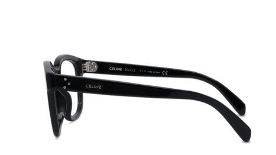 CELINE 3 DOTS CL50098I 001 Shiny Black Geometric Women's Eyeglasses