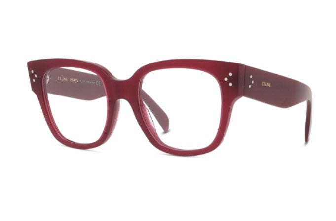 Celine 3 DOTS CL50066I 069 Shiny Bordeaux Butterfly Women's Eyeglasses