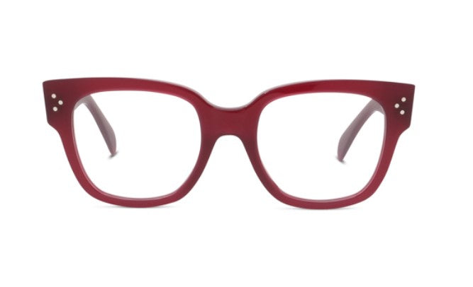 Celine 3 DOTS CL50066I 069 Shiny Bordeaux Butterfly Women's Eyeglasses