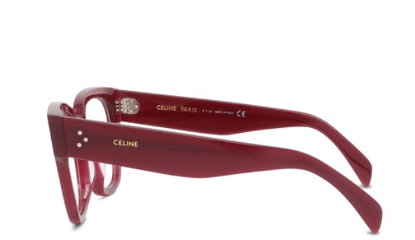 Celine 3 DOTS CL50066I 069 Shiny Bordeaux Butterfly Women's Eyeglasses