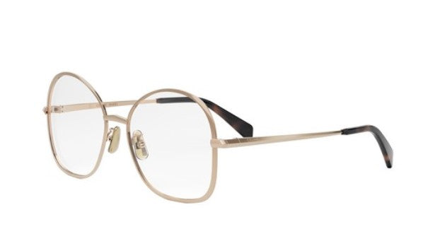 Celine METAL CL50152U 028 Shiny Rose Gold Geometric Women's Eyeglasses