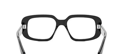 Celine 3 DOTS CL50143I 001 Shiny Black Geometric Women's Eyeglasses