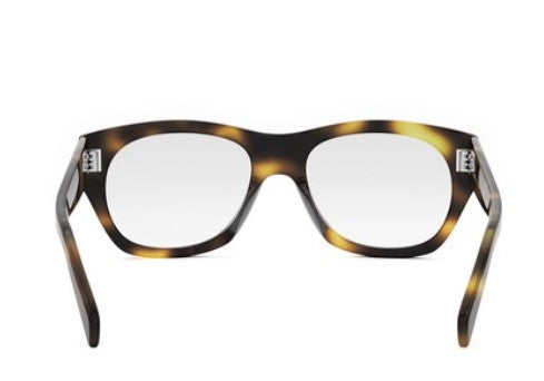 Celine 3 DOTS CL50154U 053 Shiny Havana Geometric Men's Eyeglasses