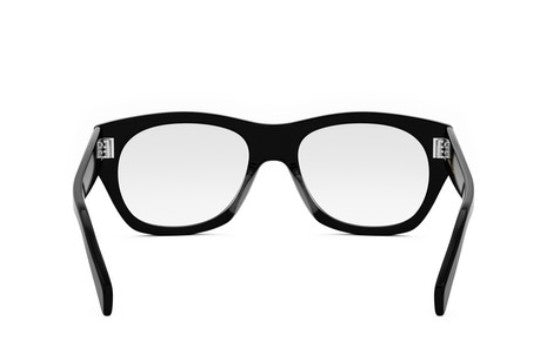 Celine 3 DOTS CL50154U 001 Shiny Black Geometric Men's Eyeglasses