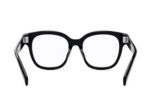 Celine 3 DOTS CL50086I 001 Shiny Black Geometric Women's Eyeglasses