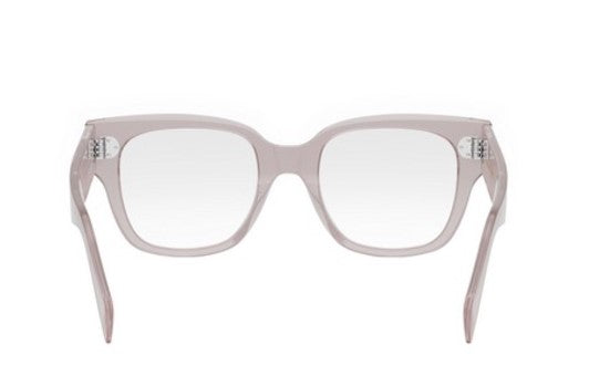 Celine 3 DOTS HD CL50110U 072 Shiny Light Pink Geometric Women's Eyeglasses