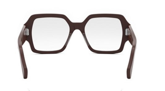 Celine TRIOMPHE CL50131I 048 Shiny Brown Square Women's Eyeglasses