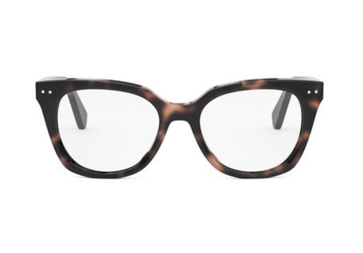 Celine THIN CL50116I 054 Shiny Red Havana Cat-Eye Women's Eyeglasses