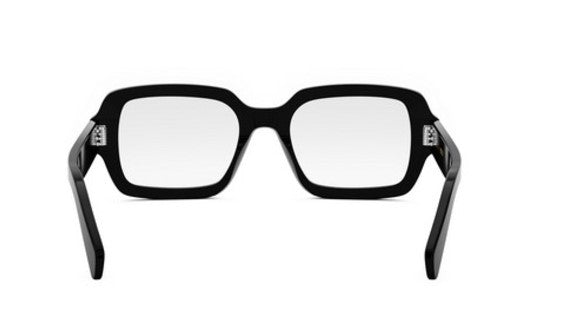 Celine 3 DOTS CL50147I 001 Shiny Black Square Women's Eyeglasses