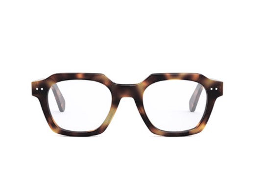 Celine THIN CL50128I 053 Shiny Havana Geometric Men's Eyeglasses