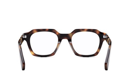 Celine THIN CL50128I 053 Shiny Havana Geometric Men's Eyeglasses