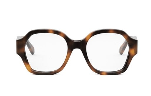 Celine TRIOMPHE CL50134I 053 Shiny Havana Geometric Women's Eyeglasses