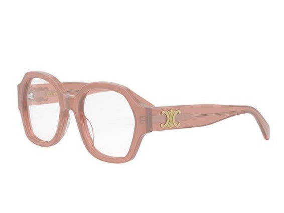 Celine TRIOMPHE CL50134I 074 Pink Geometric Women's Eyeglasses