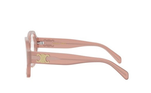 Celine TRIOMPHE CL50134I 074 Pink Geometric Women's Eyeglasses