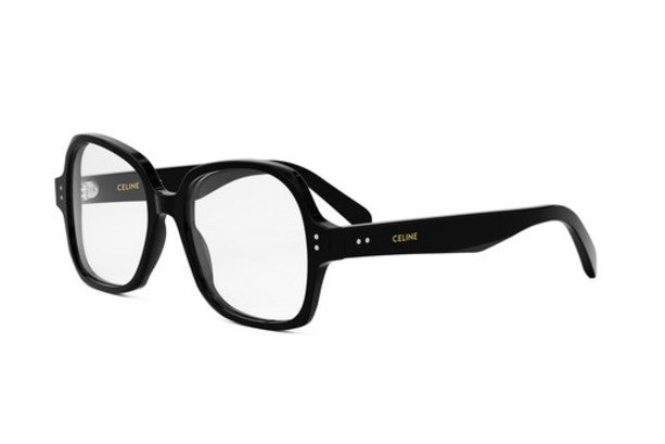 Celine THIN CL50148I 001 Shiny Black Geometric Women's Eyeglasses