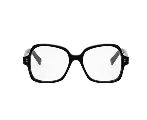 Celine THIN CL50148I 001 Shiny Black Geometric Women's Eyeglasses