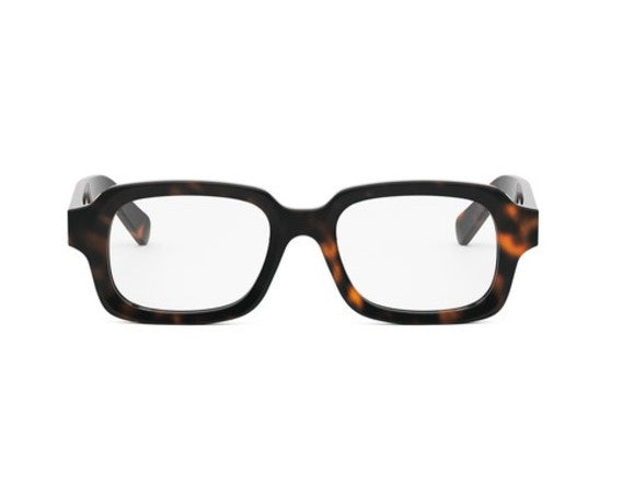 Celine 3 DOTS CL50153F 052 Shiny Dark Havana Geometric Men's Eyeglasses