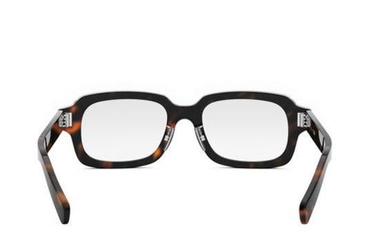 Celine 3 DOTS CL50153F 052 Shiny Dark Havana Geometric Men's Eyeglasses