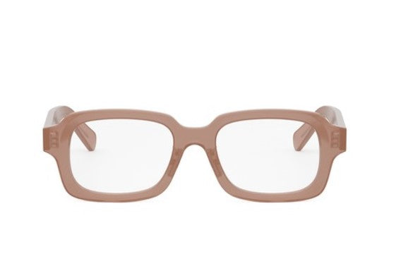 Celine 3 DOTS CL50153F 045 Shiny Opaline Pink Geometric Men's Eyeglasses