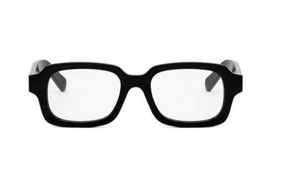 Celine 3 DOTS CL50153F 001 Shiny Black Geometric Men's Eyeglasses