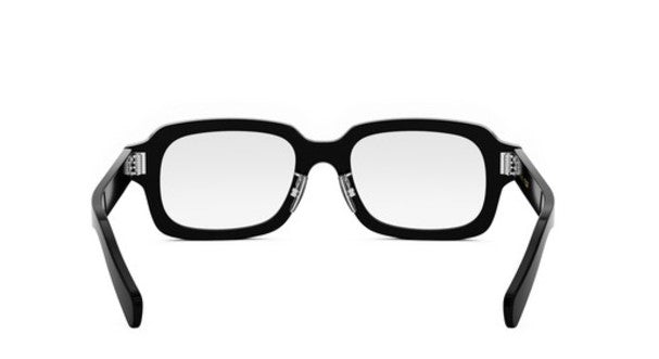 Celine 3 DOTS CL50153F 001 Shiny Black Geometric Men's Eyeglasses