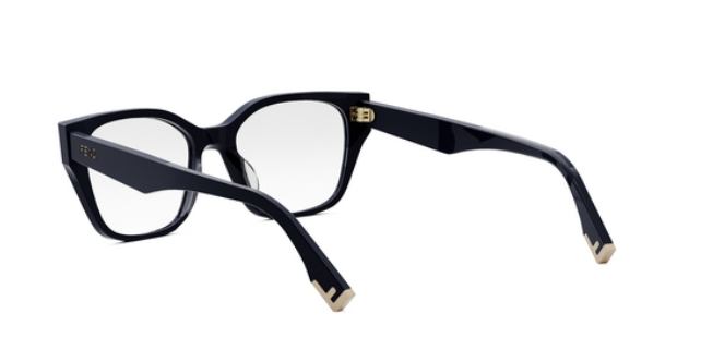 FENDI WAY FE50001I 090 Shiny Blue Cat Eye Women's Eyeglasses.