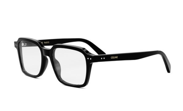 Celine THIN CL50139I 001 Shiny Black Geometric Men's Eyeglasses