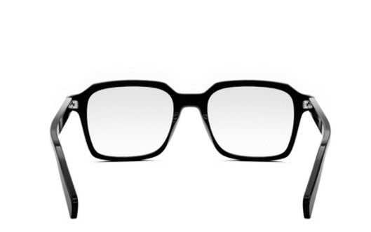 Celine THIN CL50139I 001 Shiny Black Geometric Men's Eyeglasses