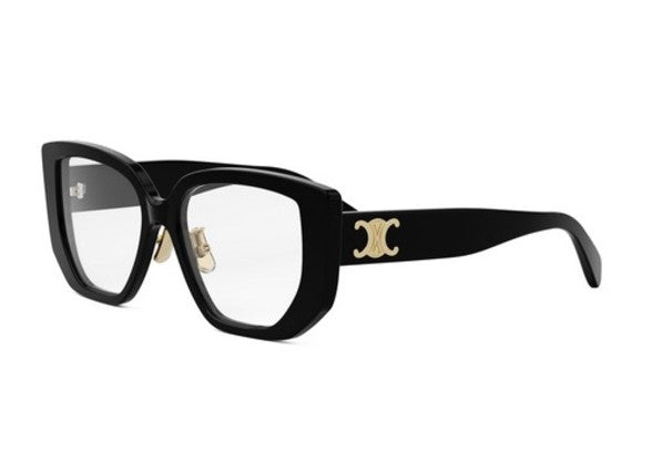 Celine TRIOMPHE CL50146F 001 Shiny Black Butterfly Women's Eyeglasses