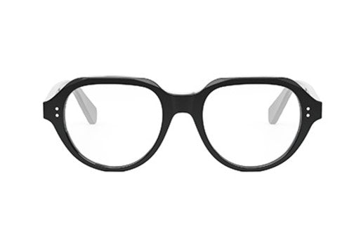 Celine THIN CL50145I 001 Shiny Black Geometric Men's Eyeglasses