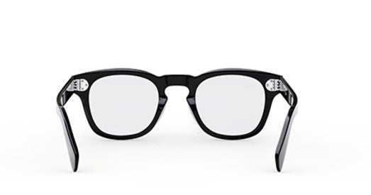 Celine THIN CL50118I 001 Shiny Black Geometric Men's Eyeglasses