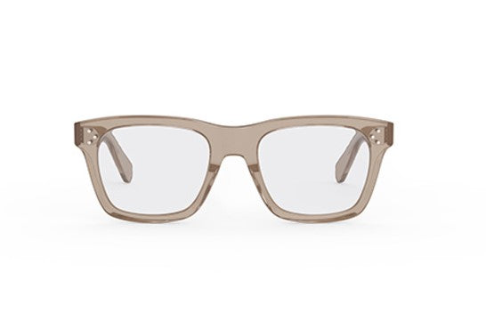 Celine 3 DOTS HD CL50119I 059 Beige Square Men's Eyeglasses