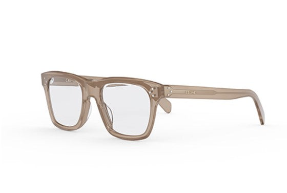 Celine 3 DOTS HD CL50119I 059 Beige Square Men's Eyeglasses