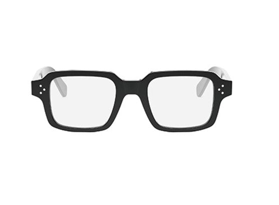 Celine 3 DOTS HD CL50144U 001 Shiny Black Square Men's Eyeglasses