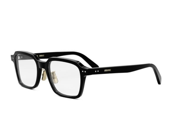 Celine THIN CL50139F 001 Shiny Black Geometric Men's Eyeglasses